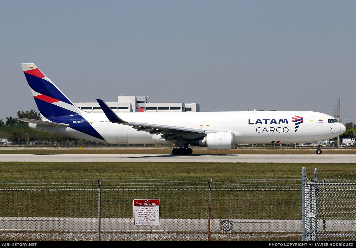 Aircraft Photo of N538LA | Boeing 767-316/ER(BCF) | LATAM Cargo | AirHistory.net #563086