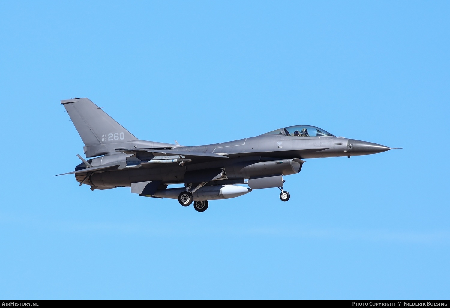 Aircraft Photo of 87-0260 / AF87-260 | General Dynamics F-16C Fighting Falcon | USA - Air Force | AirHistory.net #563096