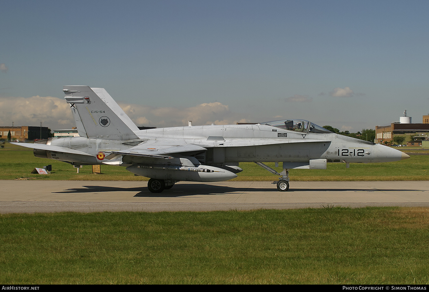 Aircraft Photo of C15-54 | McDonnell Douglas EF-18A Hornet | Spain - Air Force | AirHistory.net #563108