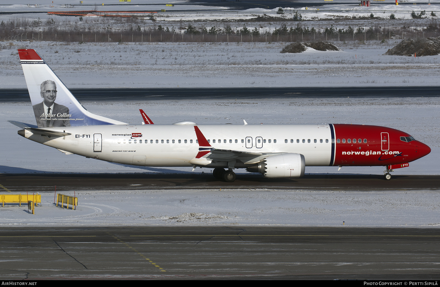 Aircraft Photo of EI-FYI | Boeing 737-8 Max 8 | Norwegian | AirHistory.net #563127