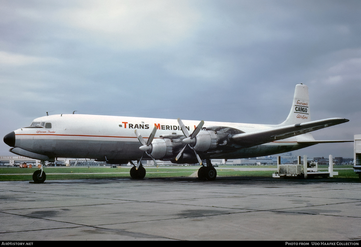 Aircraft Photo of G-AWBI | Douglas DC-7C(F) | Trans Meridian London | AirHistory.net #563142