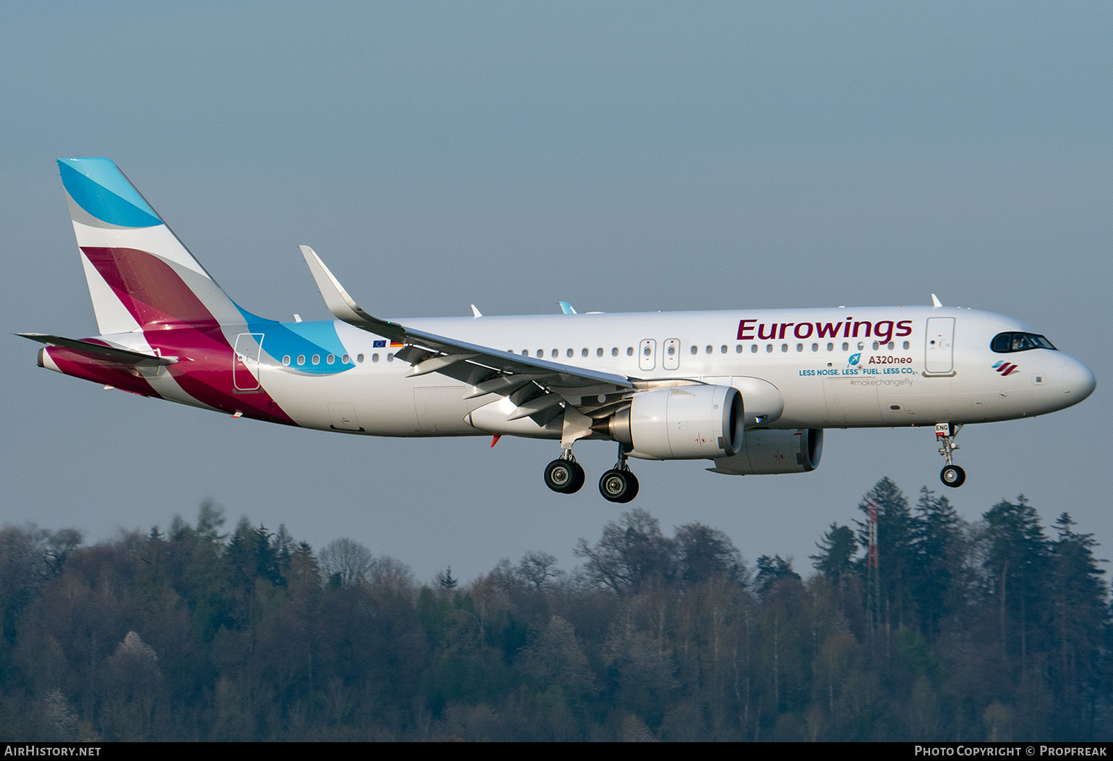 Aircraft Photo of D-AENG | Airbus A320-251N | Eurowings | AirHistory.net #563147