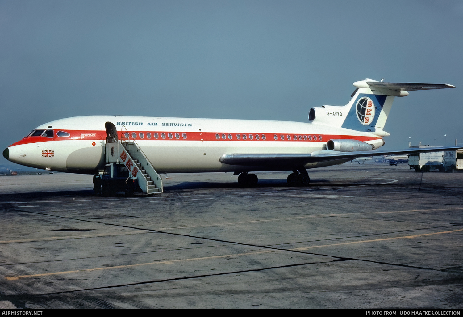 Aircraft Photo of G-AVYD | Hawker Siddeley HS-121 Trident 1E | BKS Air Transport | AirHistory.net #563151