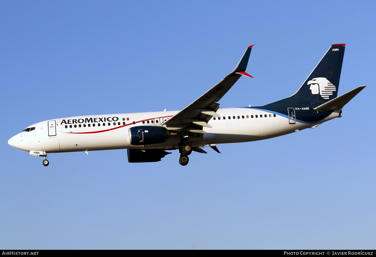 Aircraft Photo of XA-AMN | Boeing 737-852 | AeroMéxico | AirHistory.net #563157
