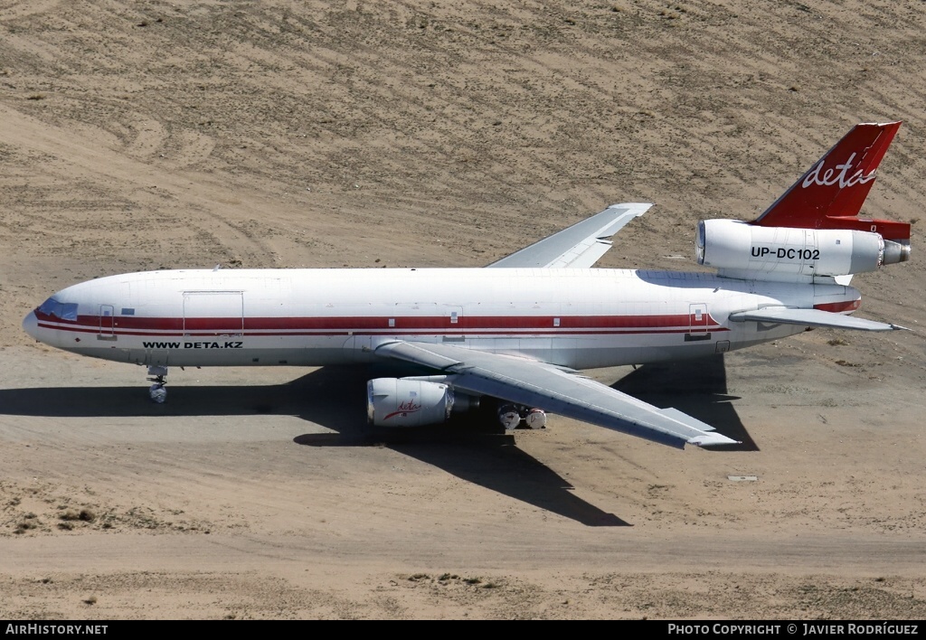 Aircraft Photo of UP-DC102 | McDonnell Douglas DC-10-40 | Deta Air | AirHistory.net #563174