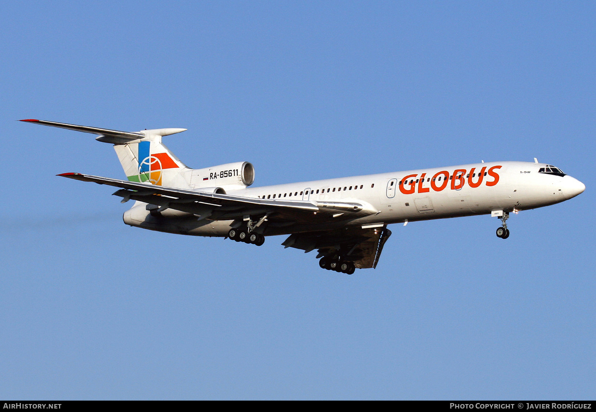 Aircraft Photo of RA-85611 | Tupolev Tu-154M | Globus | AirHistory.net #563190