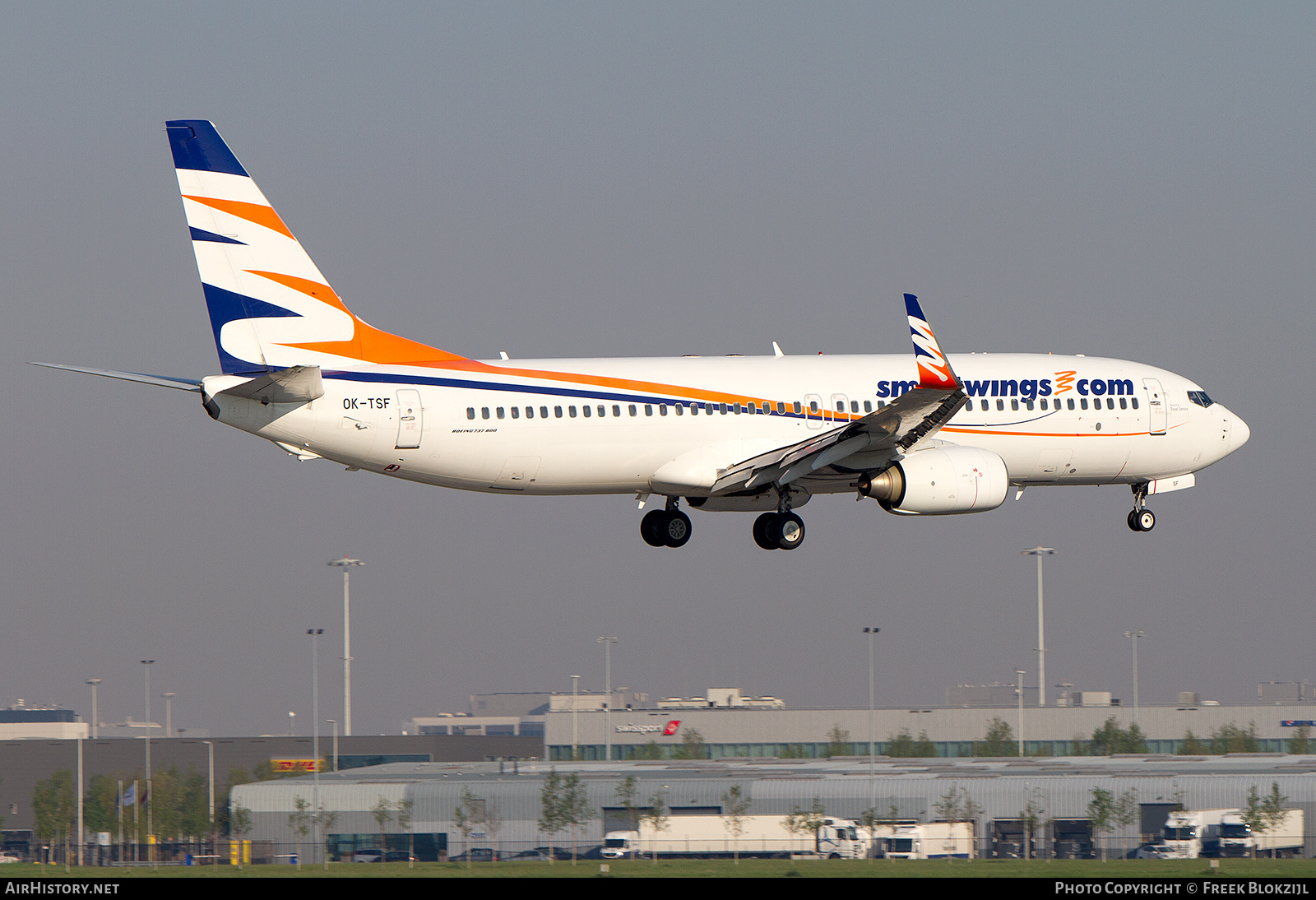 Aircraft Photo of OK-TSF | Boeing 737-8GJ | Smartwings | AirHistory.net #563191