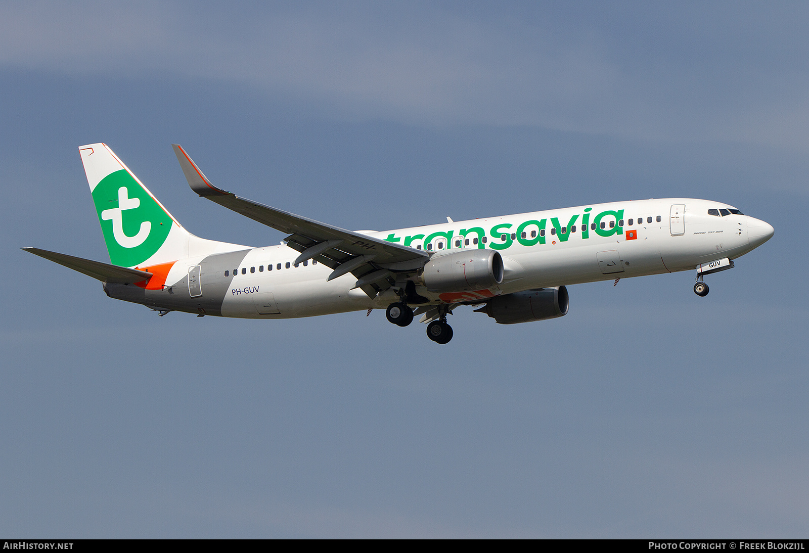 Aircraft Photo of PH-GUV | Boeing 737-8EH | Transavia | AirHistory.net #563202