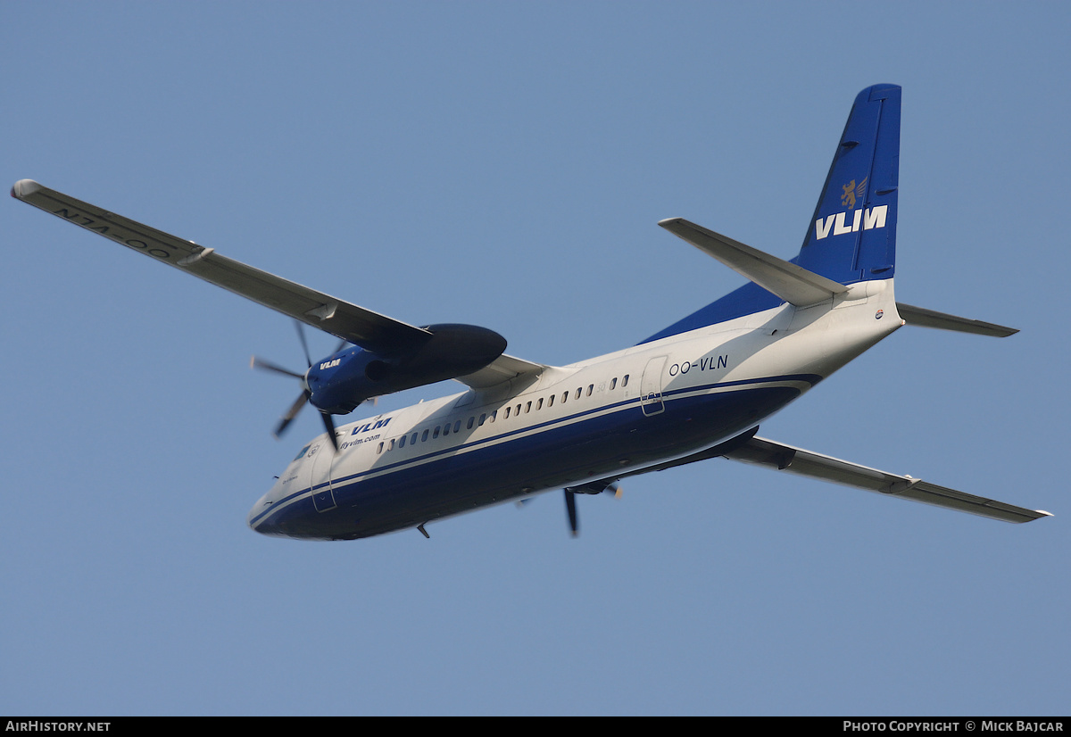 Aircraft Photo of OO-VLN | Fokker 50 | VLM Airlines | AirHistory.net #563204