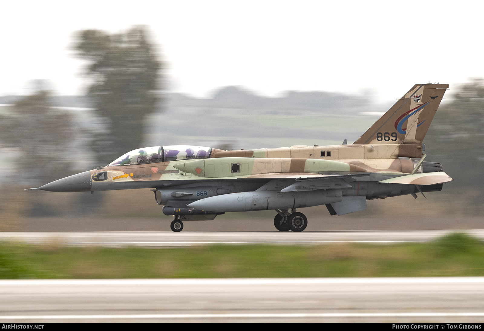 Aircraft Photo of 869 | Lockheed Martin F-16I Sufa | Israel - Air Force | AirHistory.net #563217