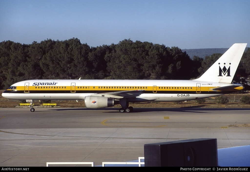 Aircraft Photo of G-DAJB | Boeing 757-2T7 | Spanair | AirHistory.net #563222