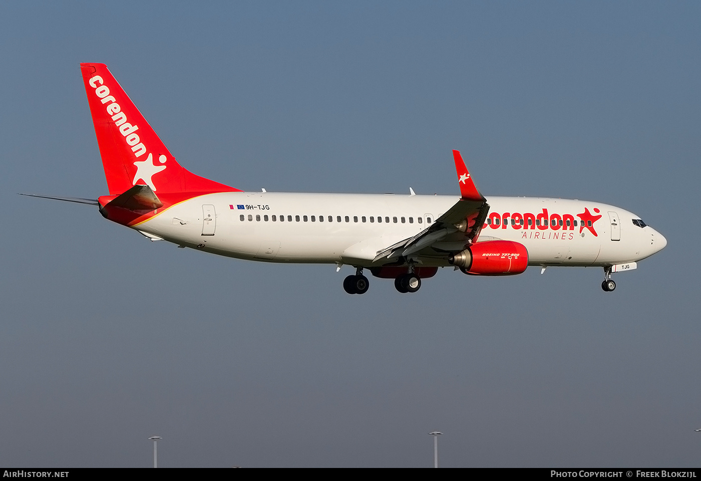 Aircraft Photo of 9H-TJG | Boeing 737-86J | Corendon Airlines | AirHistory.net #563224