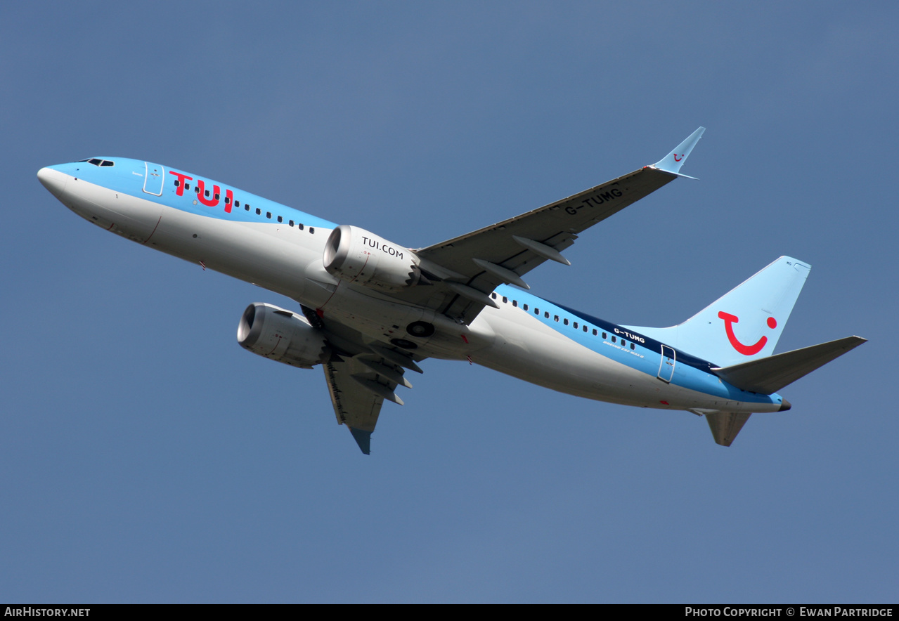 Aircraft Photo of G-TUMG | Boeing 737-8 Max 8 | TUI | AirHistory.net #563227
