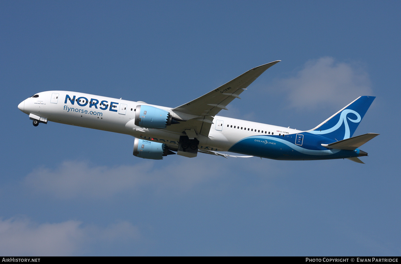 Aircraft Photo of G-CKWN | Boeing 787-9 Dreamliner | Norse Atlantic Airways | AirHistory.net #563229