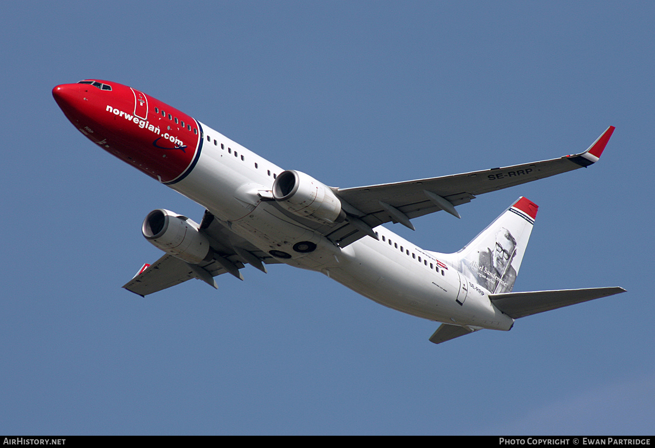 Aircraft Photo of SE-RRP | Boeing 737-8JP | Norwegian | AirHistory.net #563232