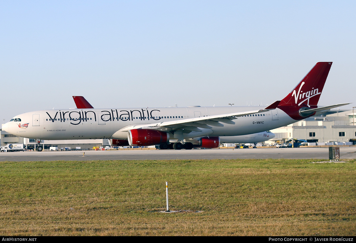 Aircraft Photo of G-VNYC | Airbus A330-343 | Virgin Atlantic Airways | AirHistory.net #563239
