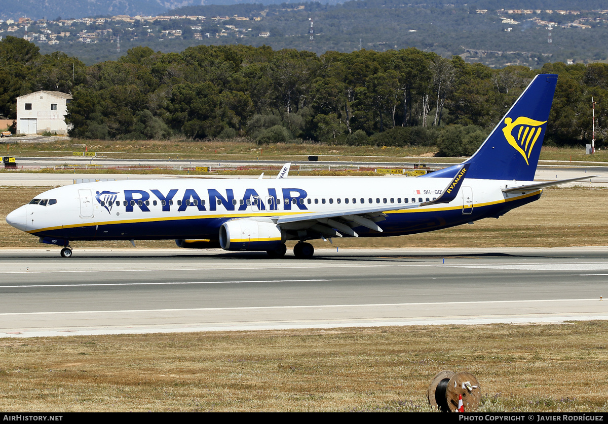 Aircraft Photo of 9H-QDI | Boeing 737-800 | Ryanair | AirHistory.net #563242