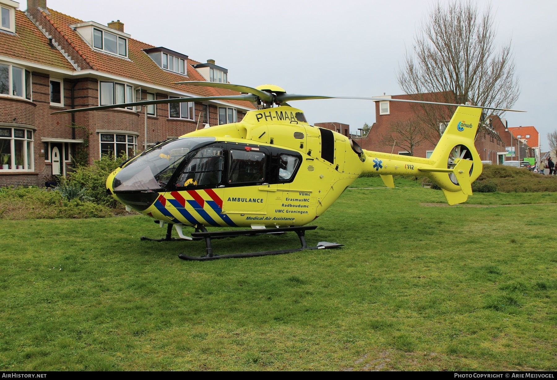 Aircraft Photo of PH-MAA | Eurocopter EC-135T-2+ | ANWB Medical Air Assistance | AirHistory.net #563272