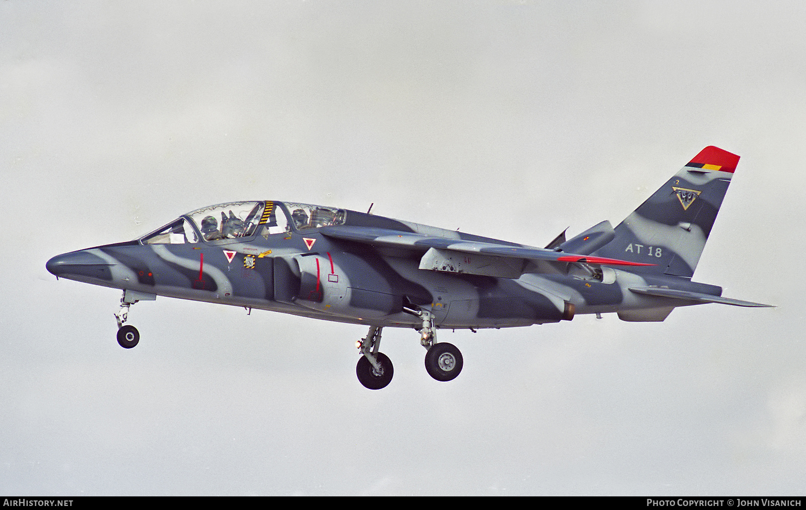 Aircraft Photo of AT18 | Dassault-Dornier Alpha Jet 1B | Belgium - Air Force | AirHistory.net #563294