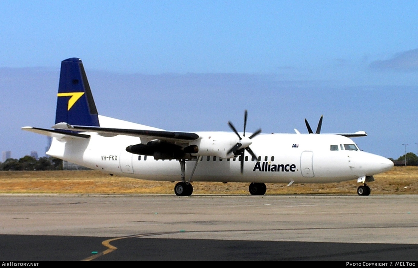 Aircraft Photo of VH-FKX | Fokker 50 | Alliance Airlines | AirHistory.net #563312