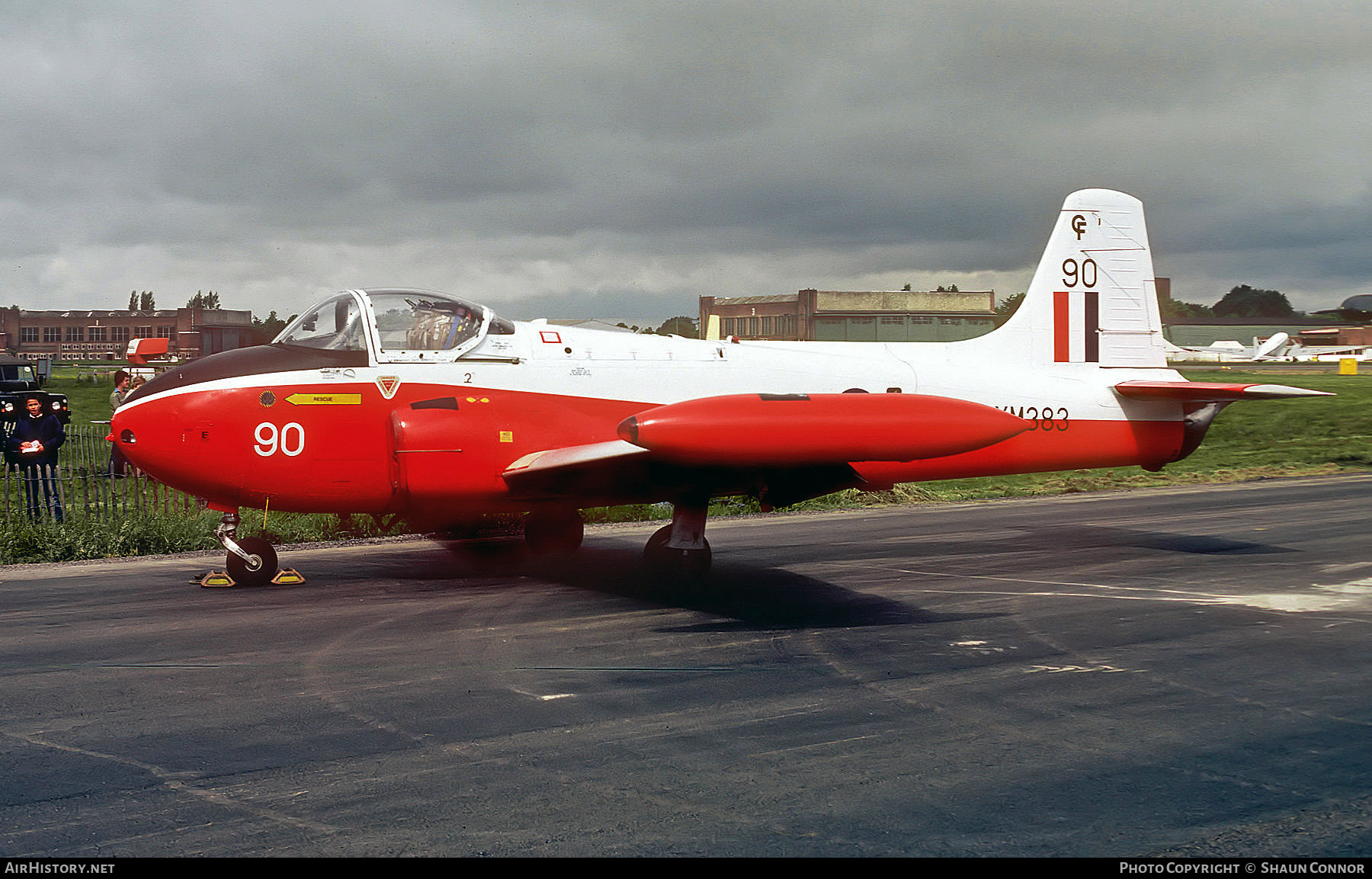 Aircraft Photo of XM383 | Hunting P.84 Jet Provost T3A | UK - Air Force | AirHistory.net #563337