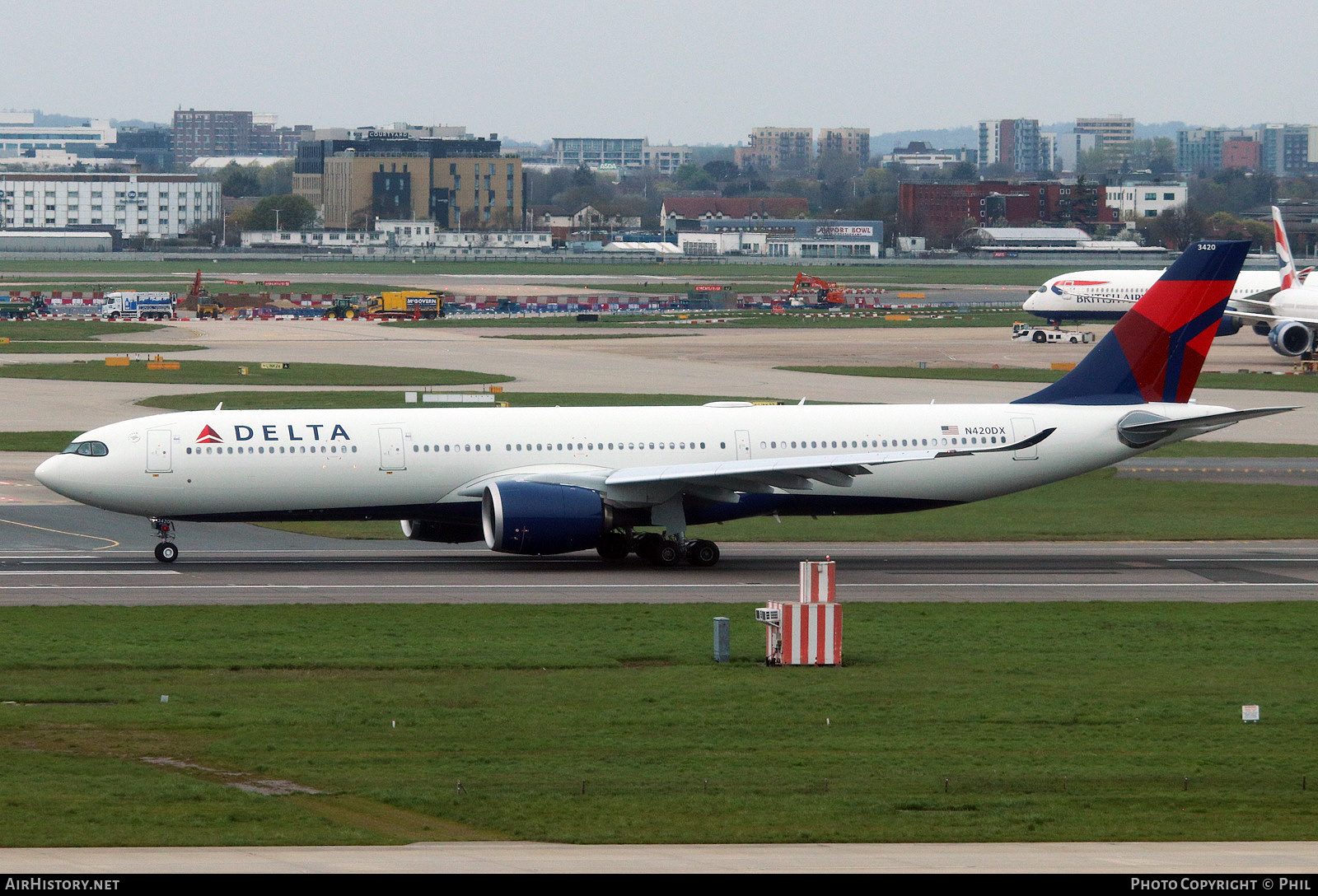Aircraft Photo of N420DX | Airbus A330-941N | Delta Air Lines | AirHistory.net #563340