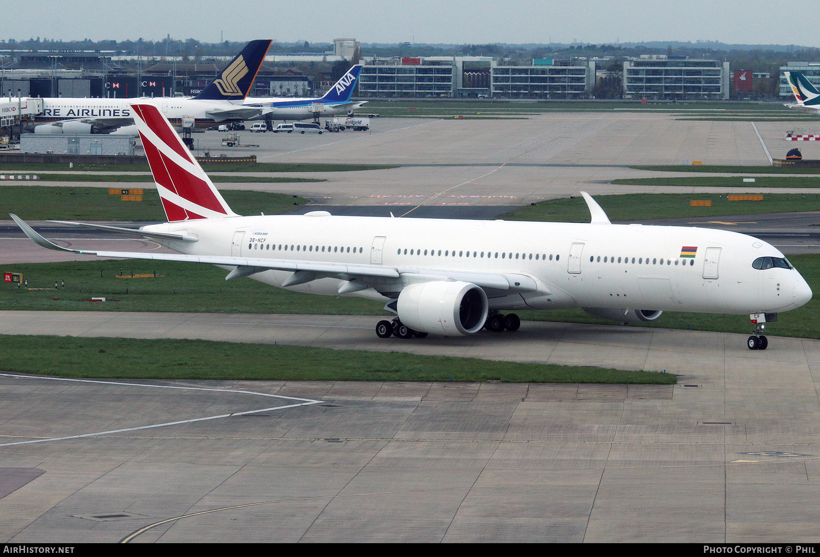 Aircraft Photo of 3B-NCF | Airbus A350-941 | Air Mauritius | AirHistory.net #563347