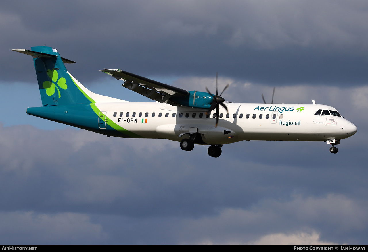 Aircraft Photo of EI-GPN | ATR ATR-72-600 (ATR-72-212A) | Aer Lingus Regional | AirHistory.net #563350