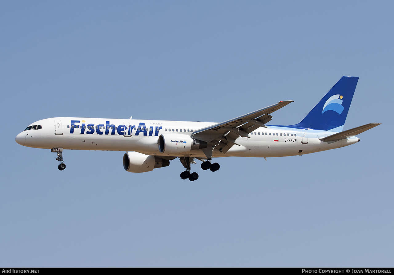 Aircraft Photo of SP-FVR | Boeing 757-23A | Fischer Air Polska | AirHistory.net #563376