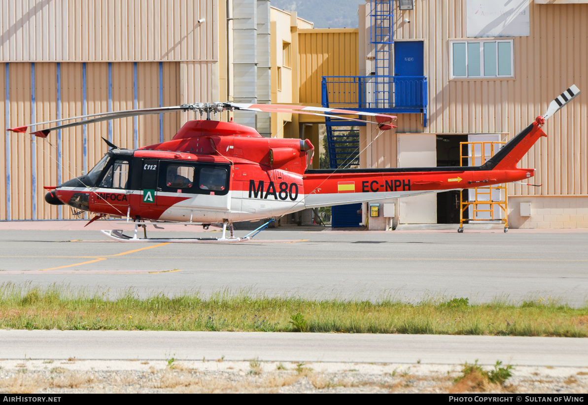 Aircraft Photo of EC-NPH | Bell 412HP | INFOCA - Incendios Forestales de Andalucía | AirHistory.net #563460