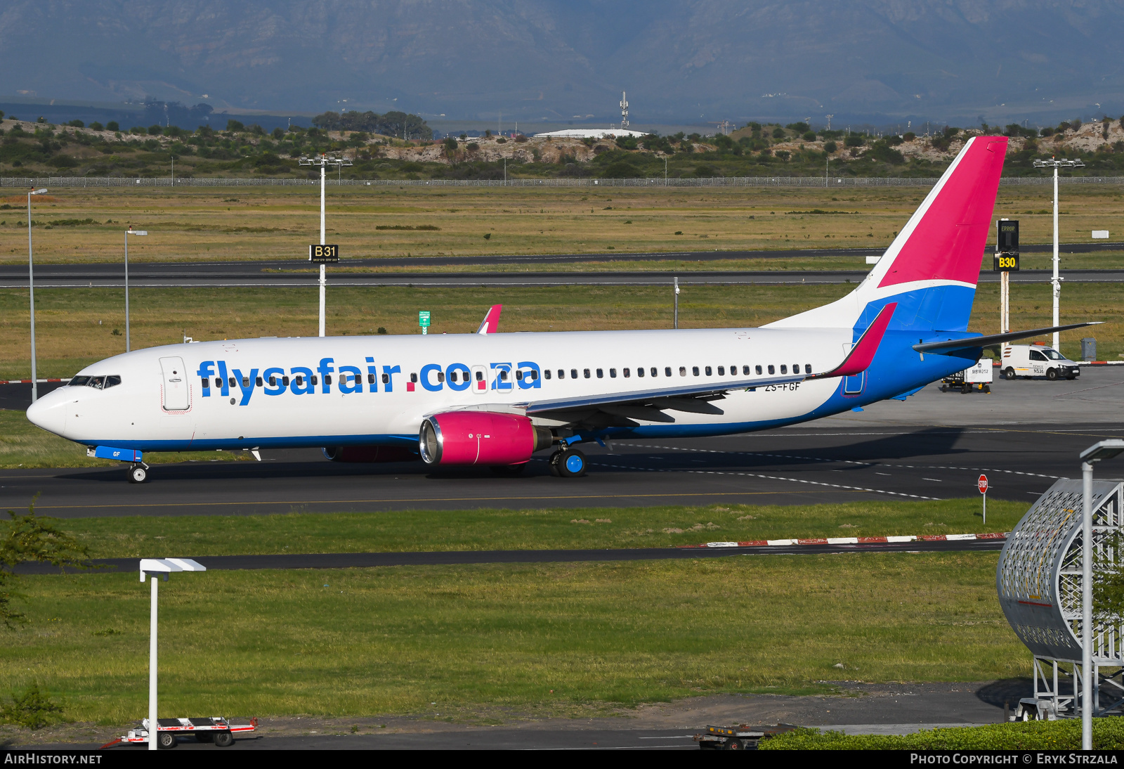 Aircraft Photo of ZS-FGF | Boeing 737-8AS | FlySafair | AirHistory.net #563492