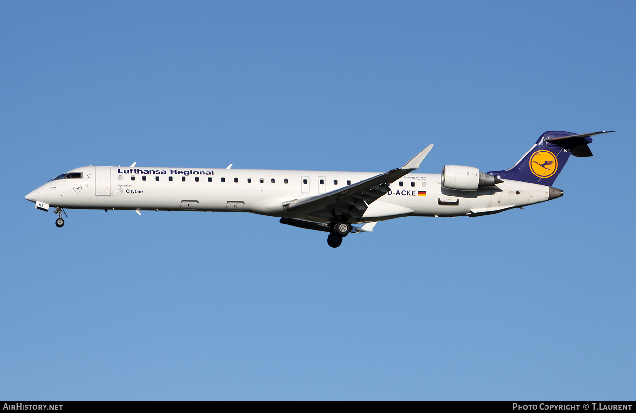 Aircraft Photo of D-ACKE | Bombardier CRJ-900ER (CL-600-2D24) | Lufthansa Regional | AirHistory.net #563502