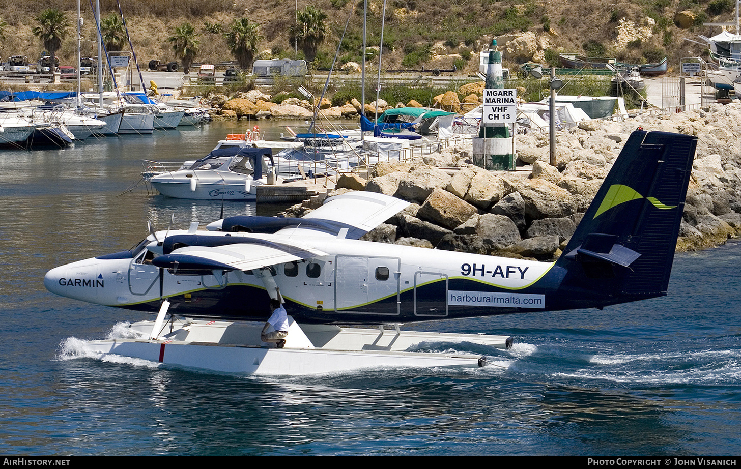 Aircraft Photo of 9H-AFY | De Havilland Canada DHC-6-300 Twin Otter | Harbour Air Malta | AirHistory.net #563507