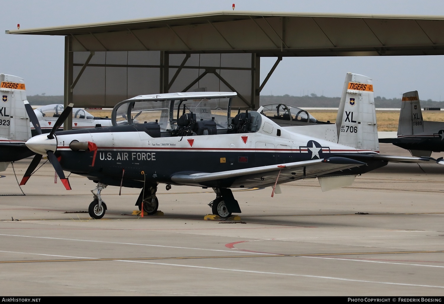 Aircraft Photo of 03-3706 / AF03-706 | Raytheon T-6A Texan II | USA - Air Force | AirHistory.net #563513