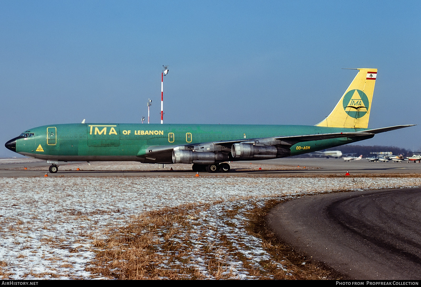 Aircraft Photo of OD-AGN | Boeing 707-323C | TMA of Lebanon - Trans Mediterranean Airways | AirHistory.net #563517