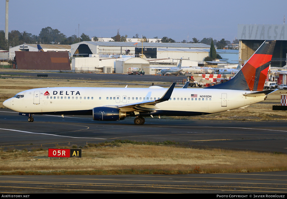 Aircraft Photo of N395DN | Boeing 737-832 | Delta Air Lines | AirHistory.net #563582