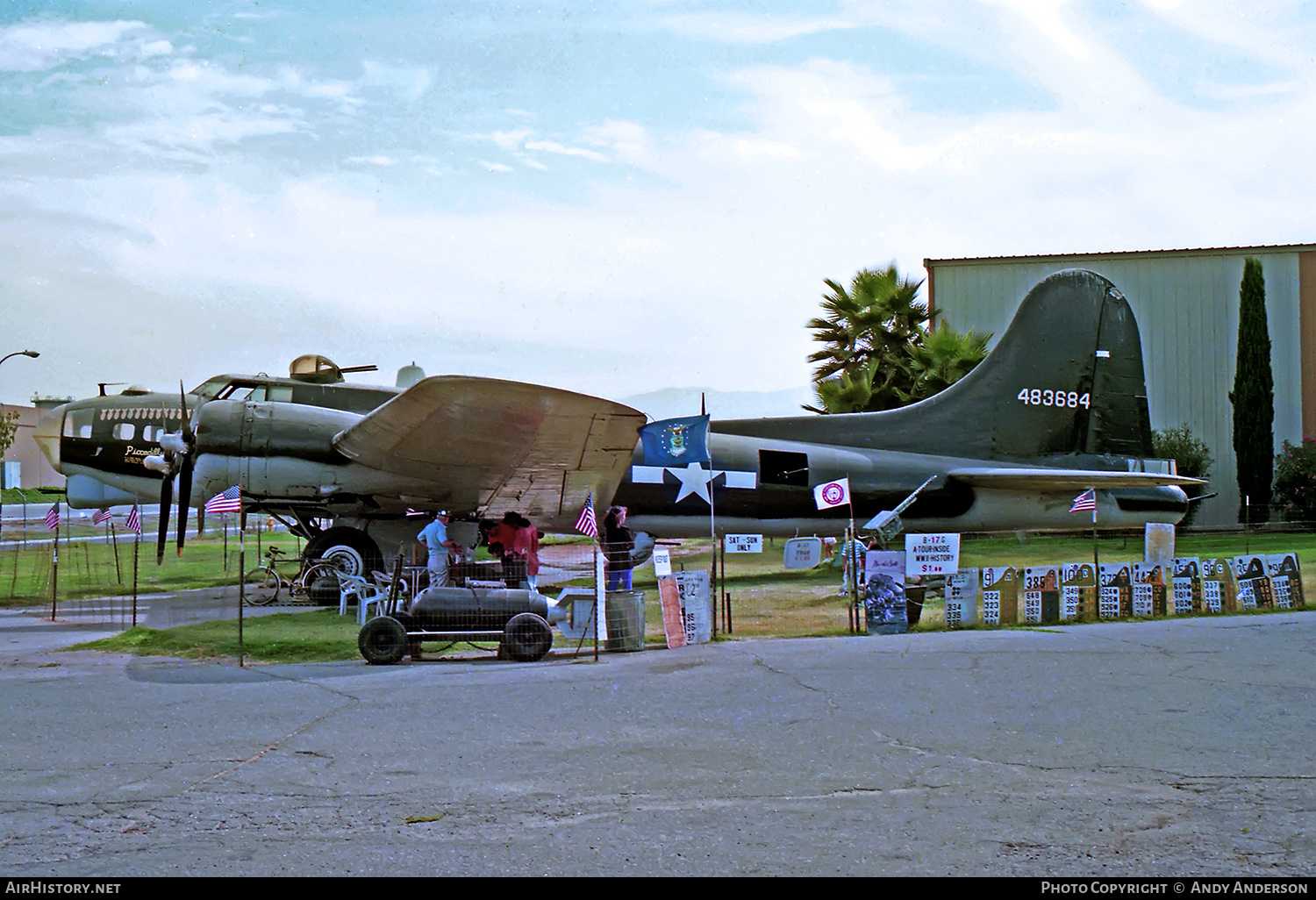 Aircraft Photo of 44-83684 / 483684 | Boeing B-17G Flying Fortress | USA - Air Force | AirHistory.net #563590