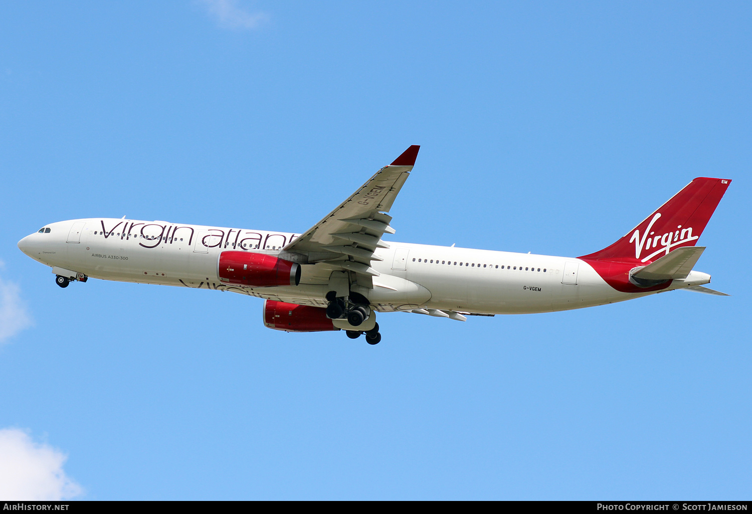 Aircraft Photo of G-VGEM | Airbus A330-343E | Virgin Atlantic Airways | AirHistory.net #563609