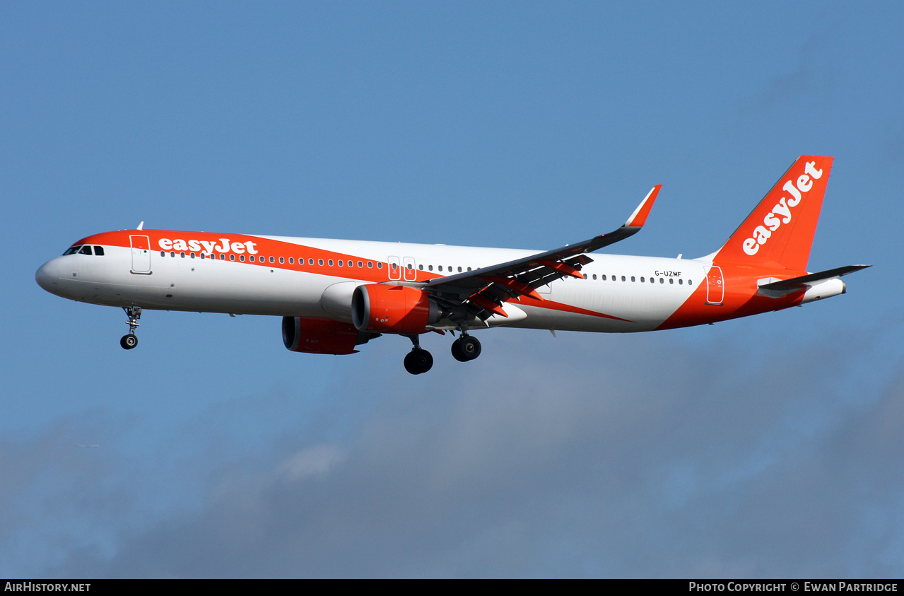 Aircraft Photo of G-UZMF | Airbus A321-251NX | EasyJet | AirHistory.net #563613