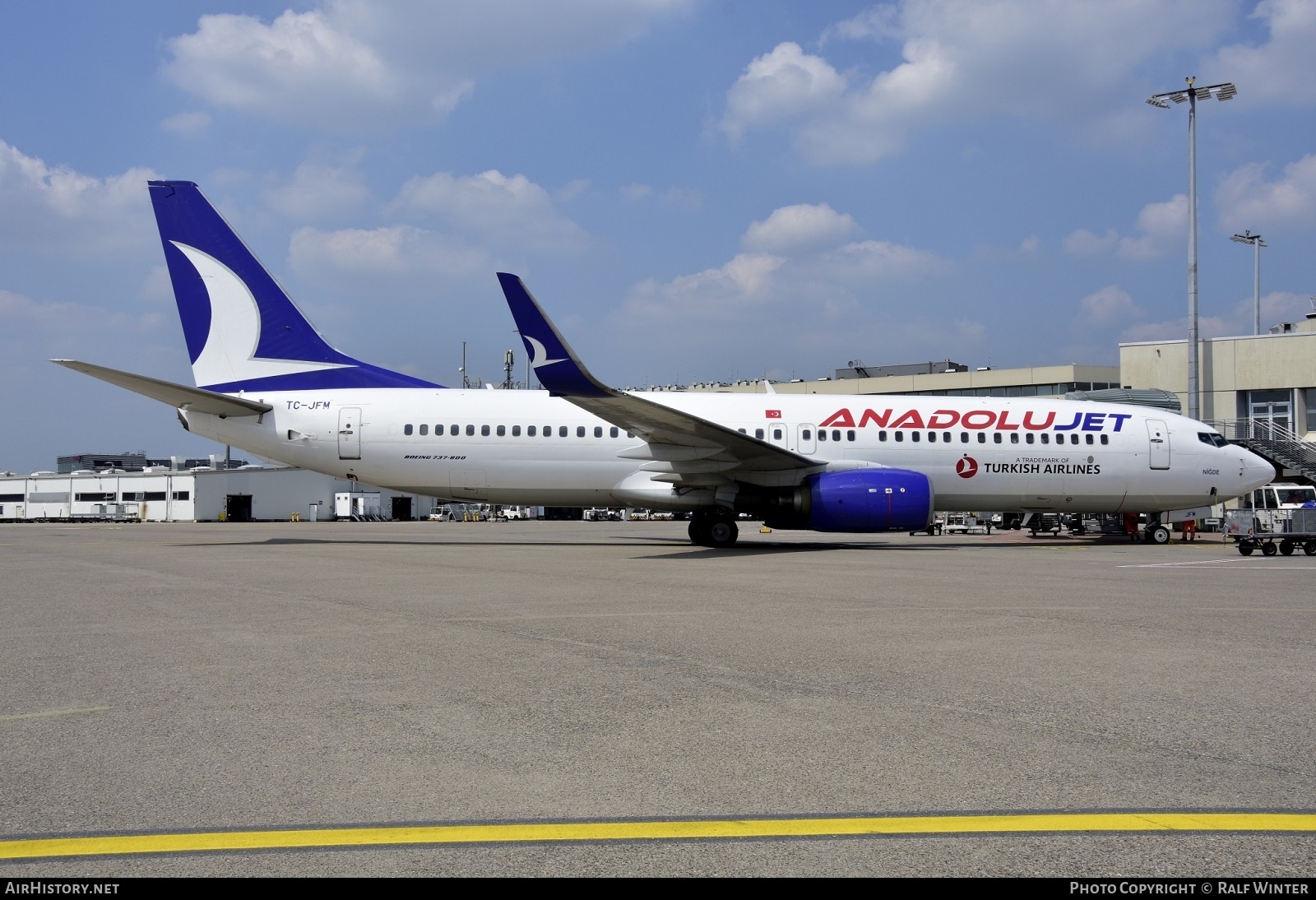 Aircraft Photo of TC-JFM | Boeing 737-8F2 | AnadoluJet | AirHistory.net #563710
