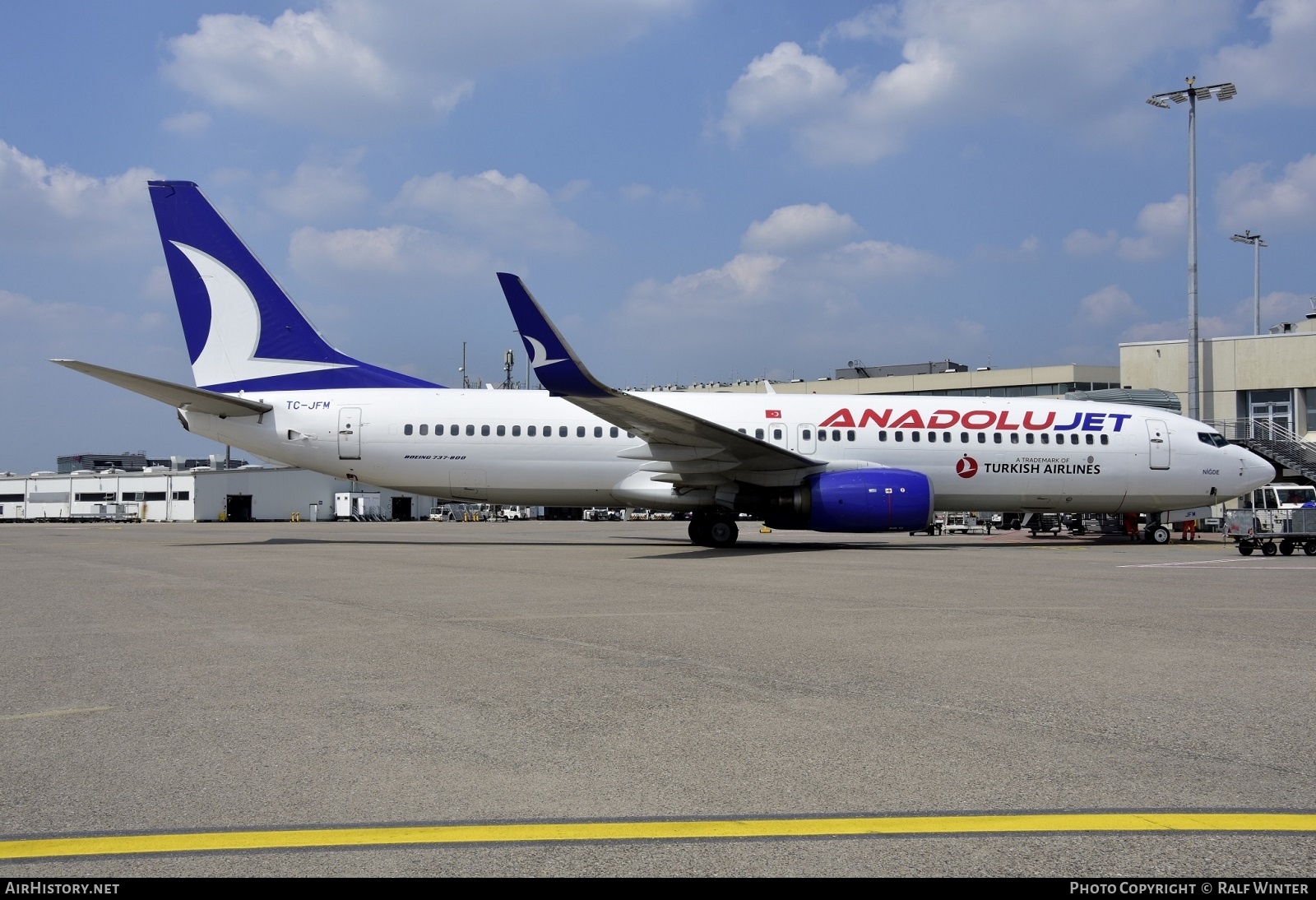 Aircraft Photo of TC-JFM | Boeing 737-8F2 | AnadoluJet | AirHistory.net #563710