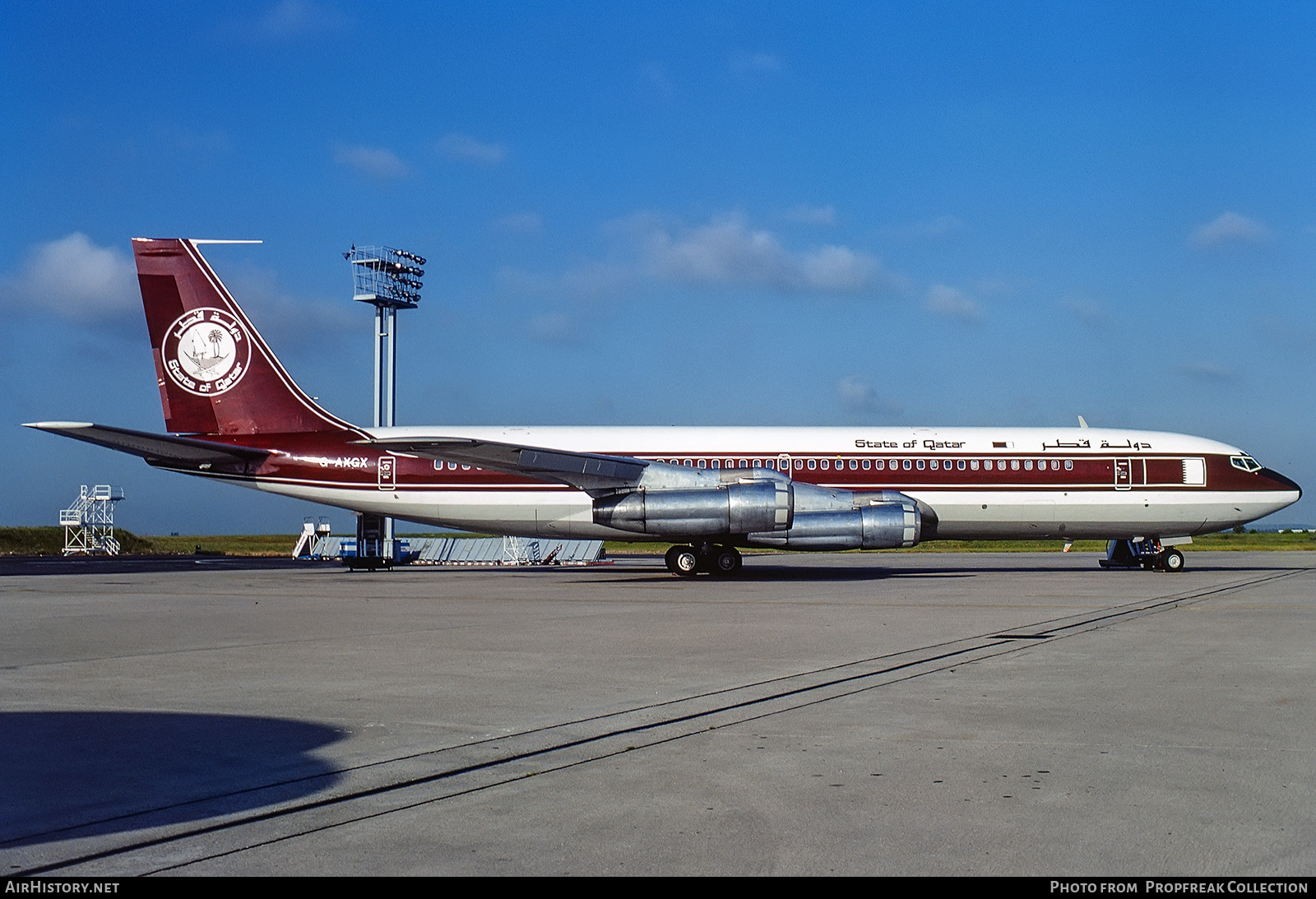 Aircraft Photo of G-AXGX | Boeing 707-336C | State of Qatar | AirHistory.net #563721