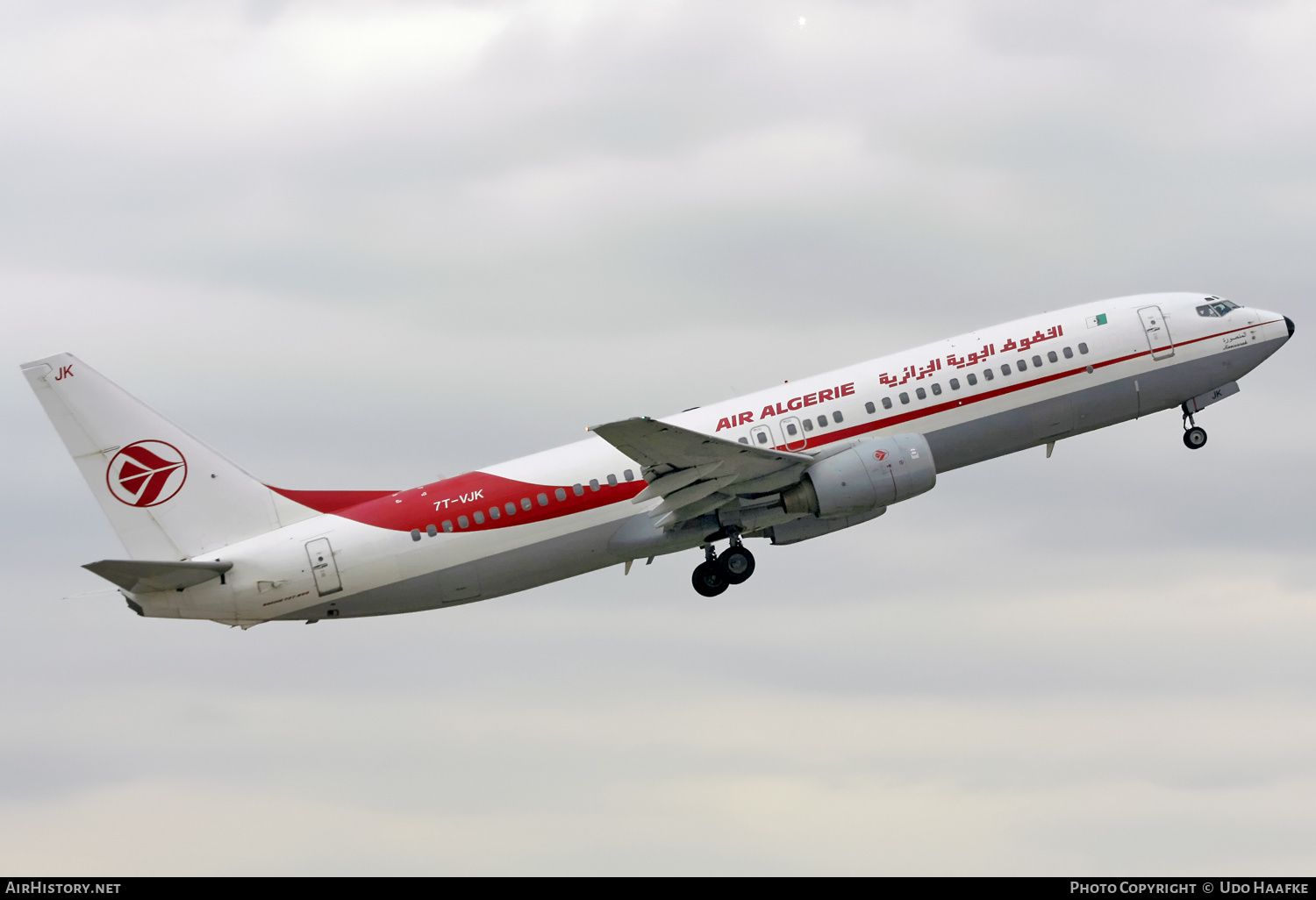 Aircraft Photo of 7T-VJK | Boeing 737-8D6 | Air Algérie | AirHistory.net #563726