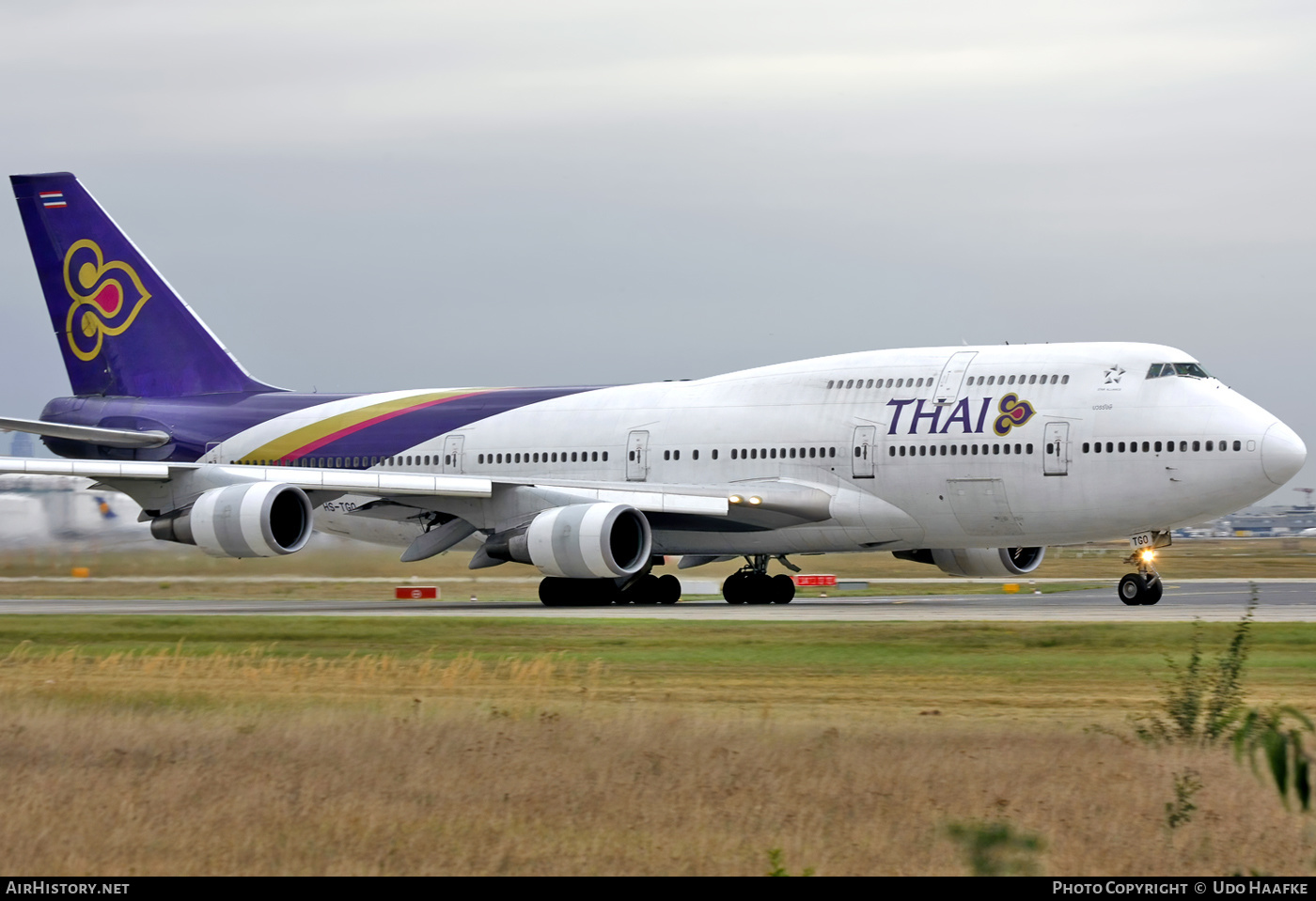 Aircraft Photo of HS-TGO | Boeing 747-4D7 | Thai Airways International | AirHistory.net #563728
