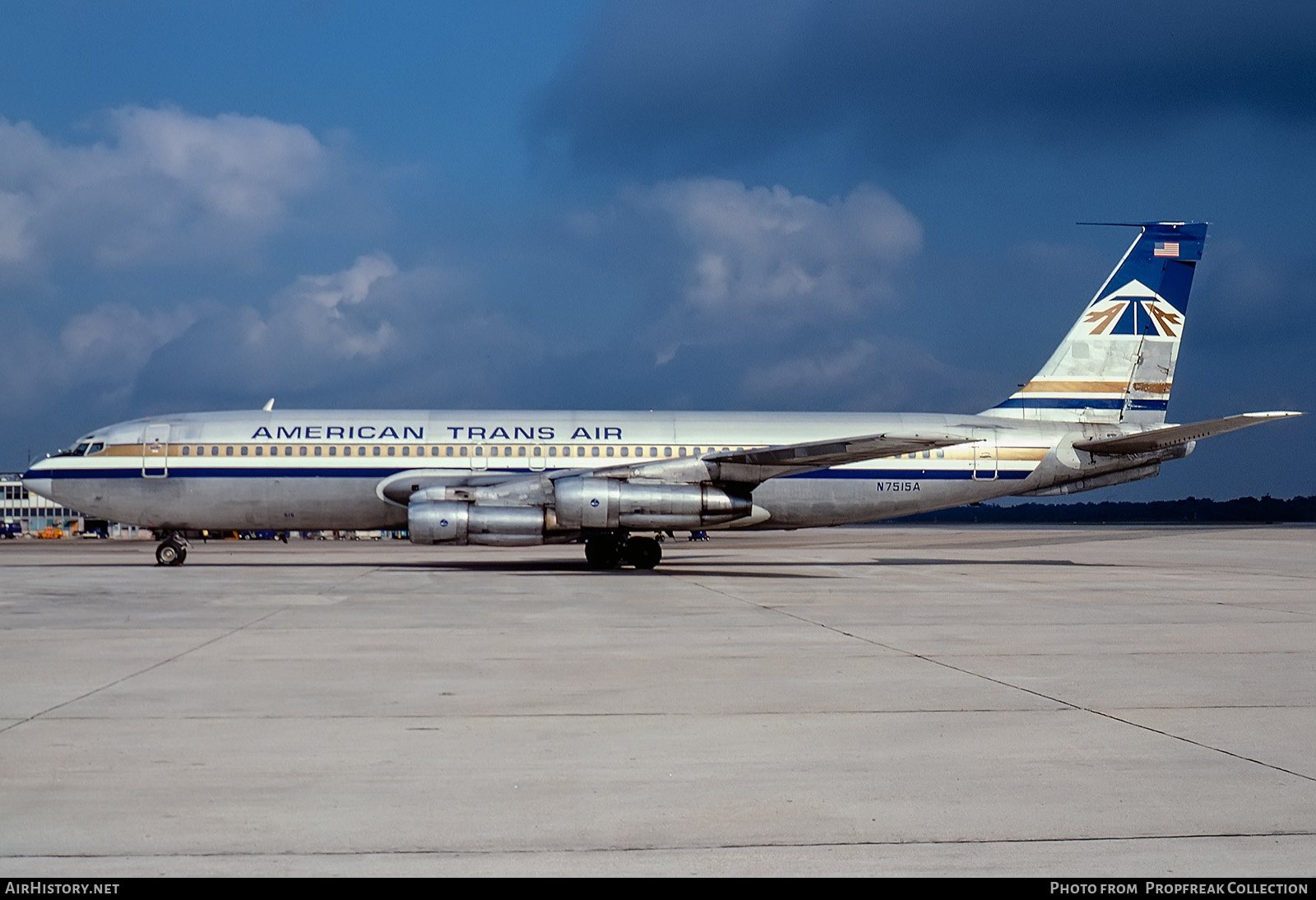 Aircraft Photo of N7515A | Boeing 707-123B | American Trans Air - ATA | AirHistory.net #563736