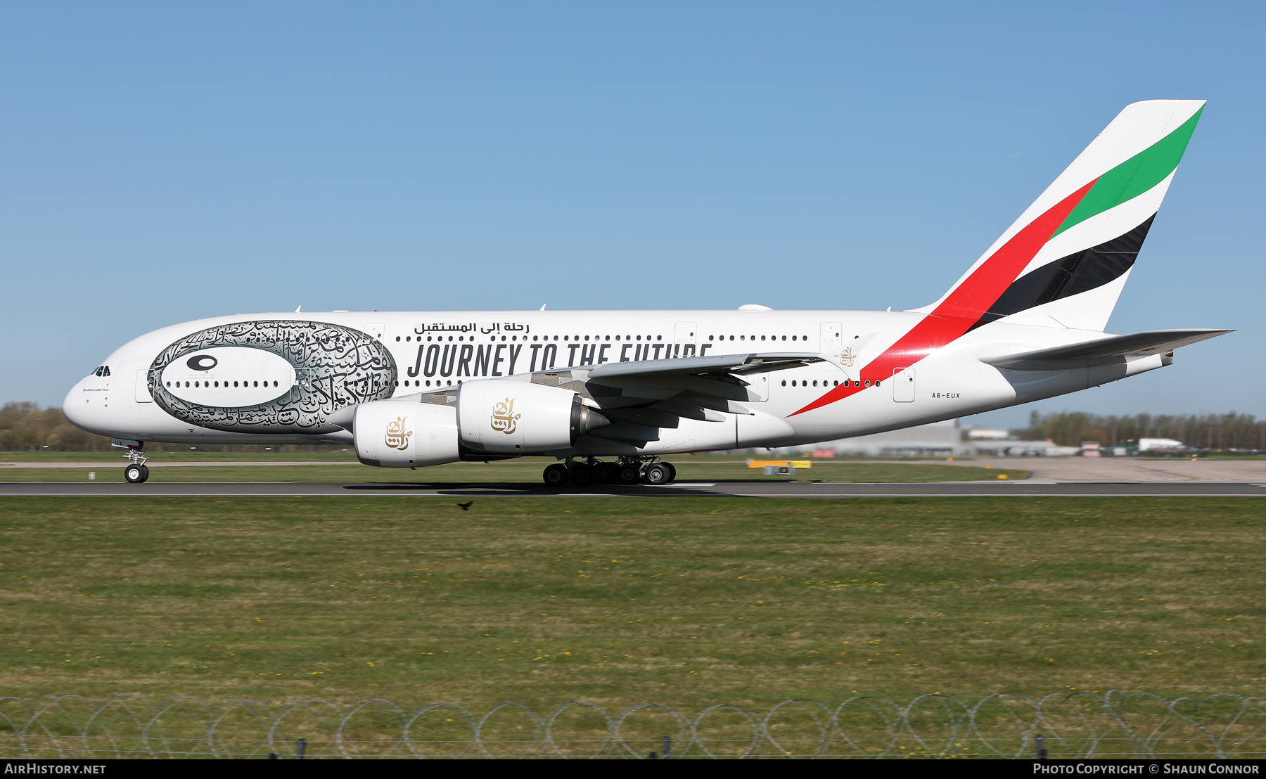 Aircraft Photo of A6-EUX | Airbus A380-842 | Emirates | AirHistory.net #563754