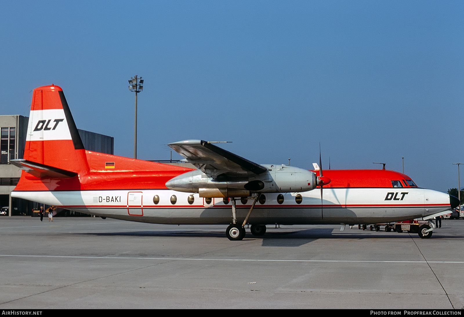 Aircraft Photo of D-BAKI | Fokker F27-100 Friendship | DLT - Deutsche Luftverkehrsgesellschaft | AirHistory.net #563786