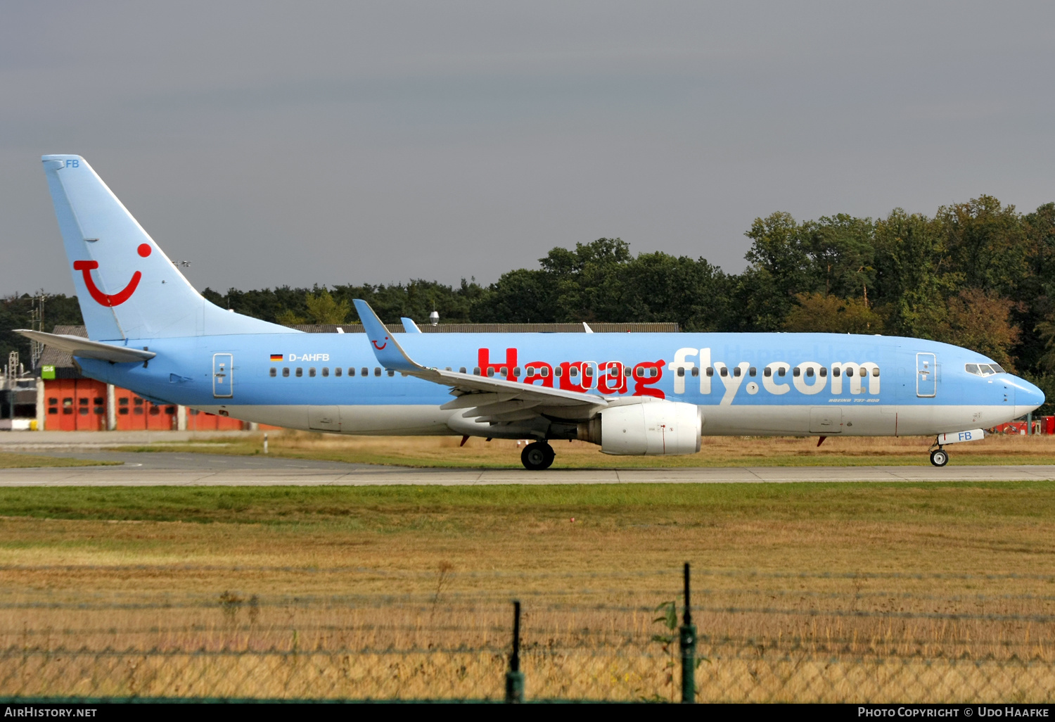 Aircraft Photo of D-AHFB | Boeing 737-8K5 | Hapagfly | AirHistory.net #563810
