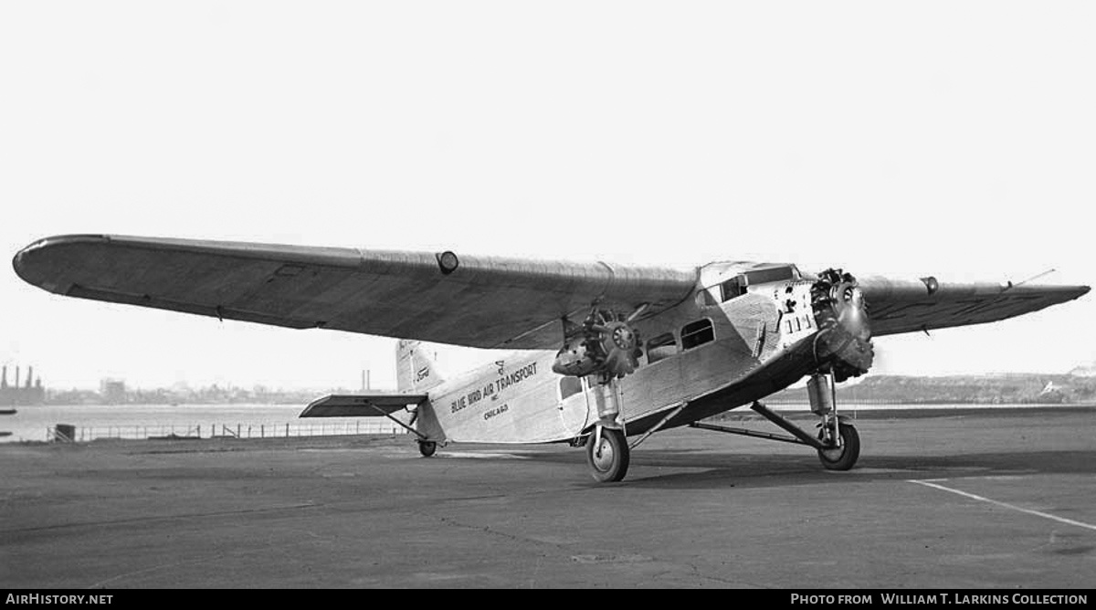 Aircraft Photo of NC7117 | Ford 4-AT-E Tri-Motor | Blue Bird Air Transport | AirHistory.net #563831