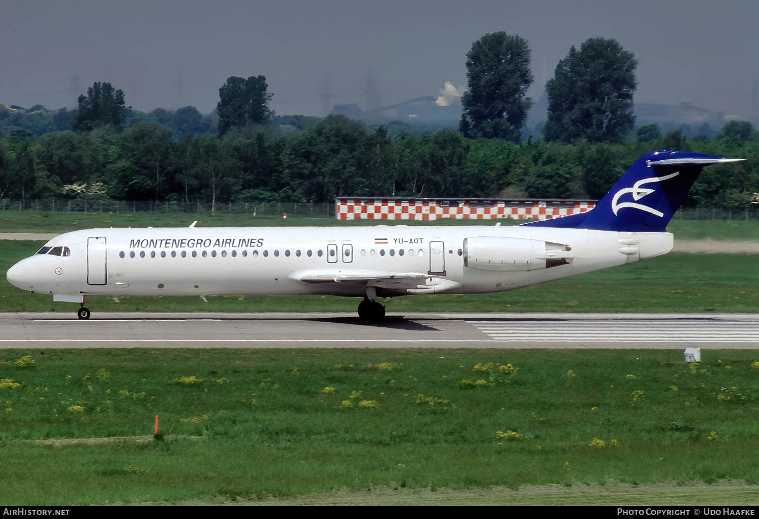 Aircraft Photo of YU-AOT | Fokker 100 (F28-0100) | Montenegro Airlines | AirHistory.net #563832